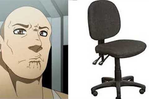 The Rock reacts to chairs: