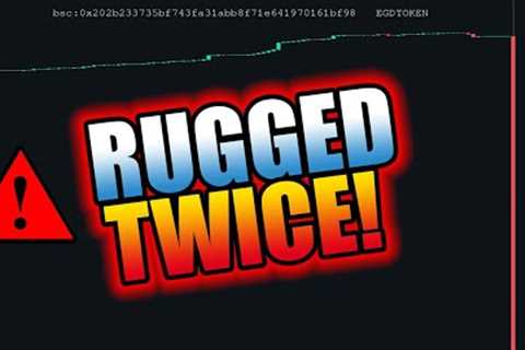 COIN DROPS $430 TO $0.01 😱😱 ! BSC PROJECT RUGPULLED TWICE! #rugpull