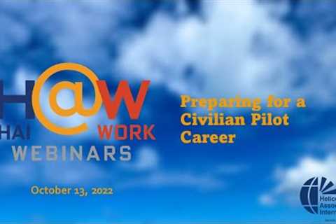 HAI@Work: Mil2Civ: Preparing for a Civilian Pilot Career
