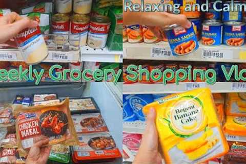WEEKLY GROCERY SHOPPING TRIP ASMR Relaxing and Calming Silent Vlog in a Supermarket and at Checkout