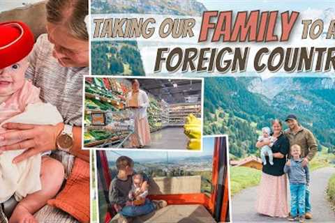 FLYING with a 4 MONTH OLD / Grocery Shopping Challenges (our Family Getaway!)