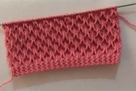 Beautiful Knitting Stitch Pattern For Gents/Ladies Sweater
