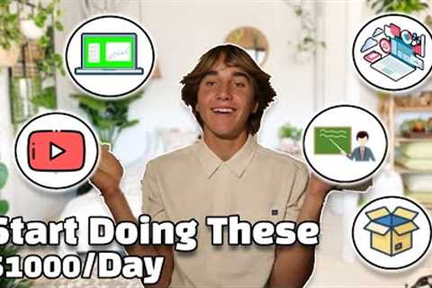 5 Passive Income Ideas With No Money - Make $1000 A Day