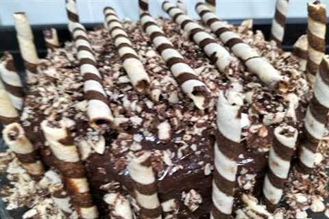 Homemade Chocolate wafer cake#cakes #satisfying #homemade