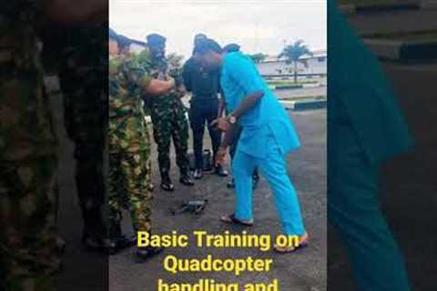Basic Training on Quadcopter Handling and Aerial Photography..