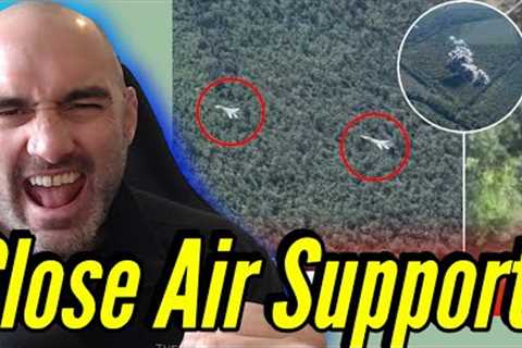 Drone Footage of Ukraine Close Air Support is SICK!!