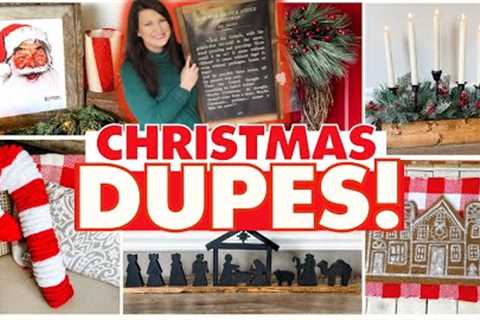 Christmas Dupes to DIY instead of Buy! Kirkland's &amp; Pottery Barn DIY dupes that saved me..
