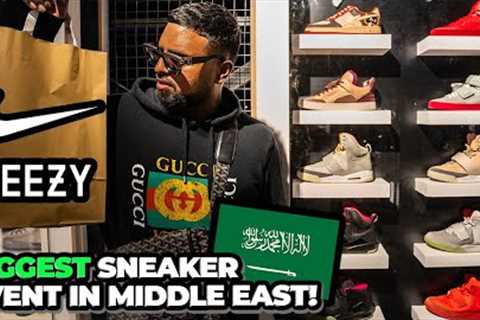 SHOPPING At Biggest Sneaker Convention In The Middle East! (SNEAK ME / Saudi Arabia)