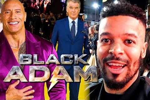 LAST NIGHT AT THE BLACK ADAM UK PREMIERE ft. DWAYNE ‘The Rock’ JOHNSON 🔥