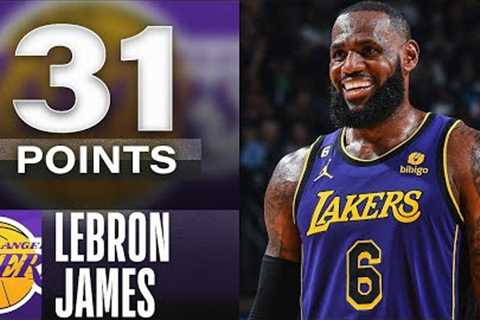 LeBron James Drops Near TRIPLE-DOUBLE On Opening Night - 31 PTS, 14 REB &amp; 8 AST 🔥