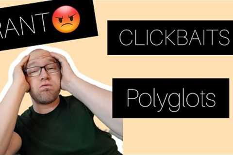 Why THEY do this to us REAL LANGUAGE LEARNERS