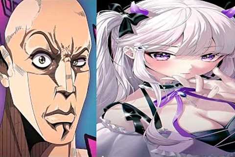 The Rock reacts to Anime Characters : (the rock eyebrow raise) part 23