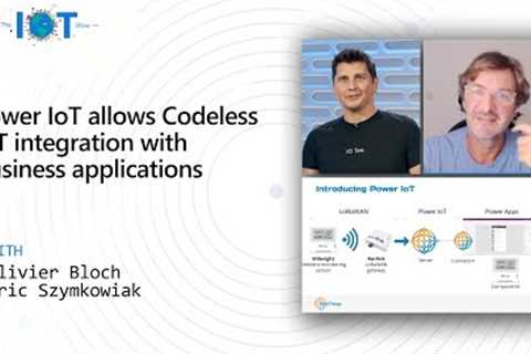 Power IoT allows Codeless IoT integration with business applications