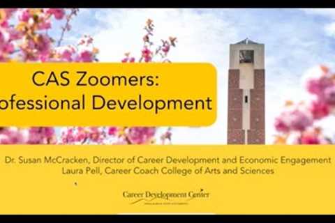 Professional Development and Engagement Opportunities with the Career Development Center