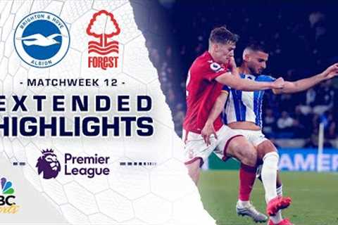 Brighton v. Nottingham Forest | PREMIER LEAGUE HIGHLIGHTS | 10/18/2022 | NBC Sports