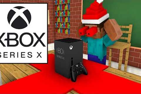Monster School : UNBOXING XBOX SERIES X AND PS5 CHRISTMAS PRESENT - Minecraft Animation