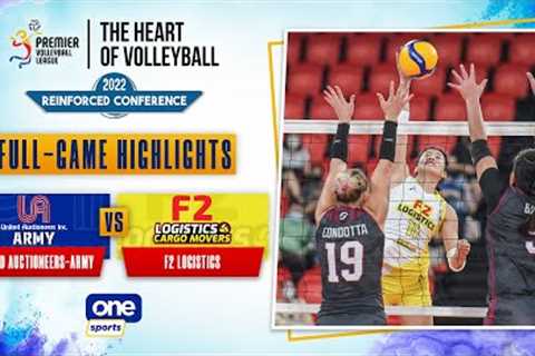F2 Logistics vs. UAI-Army highlights | 2022 PVL Reinforced Conference - Oct. 18, 2022