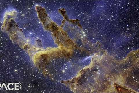 Wow! Pillars of Creation as seen by the James Webb Space Telescope | 4K Zoom-in