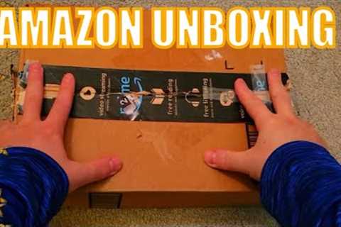 Opening Amazon Box  - Unboxing ASMR  -  ASMR No Talking Video - An Oddly Satisfying Compilation