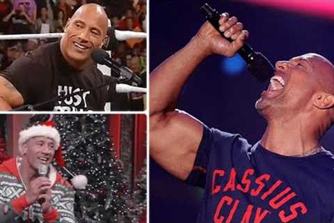 Dwayne ‘The Rock’ Johnson singing compilation