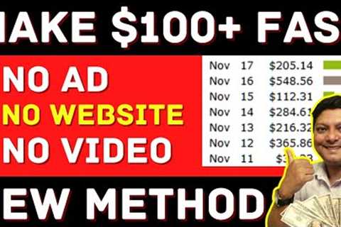 Make $100+ Fast Daily With Brand New Unique Method - Affiliate Marketing Clickbank Beginners 2022..
