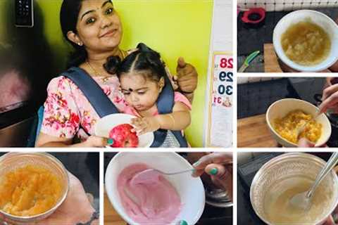 8 months baby food || 5 types of baby food || healthy &amp; tasty baby food…