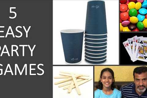 Easy birthday party games | quick indoor games | fun at home | rapid kitty party games | Prachi puri