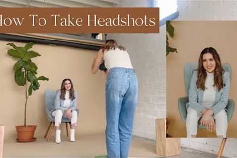 How To Pose For Headshots | Tips For Brand Photography (come to a photoshoot with me!)