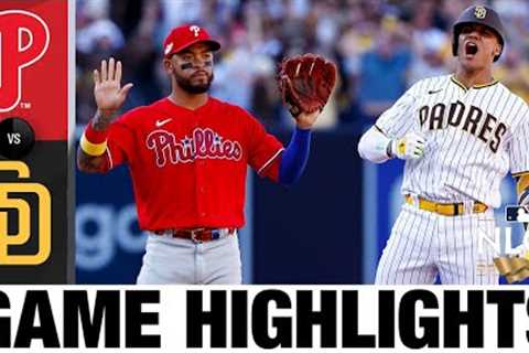 Phillies vs. Padres NLCS Game 2 Highlights (10/19/22) | MLB Highlights