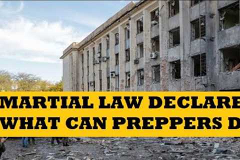 Marital Law Declared What Can Preppers Do  Prepping Essentials to Stockpile Now