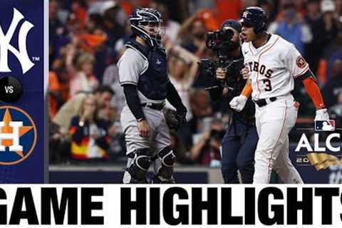 Yankees vs. Astros ALCS Game 1 Highlights (10/19/22) | MLB Highlights