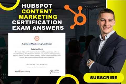 [60/60] HubSpot Content Marketing Certification Exam Answers 2022