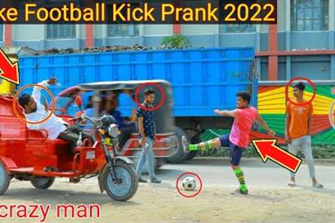 new viral Fake Football Kick Prank !! Football Scary Prank - Gone Wrong Reaction | By Razu prank tv