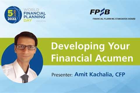 Developing Your Financial Acumen on World Financial Planning Day 2022