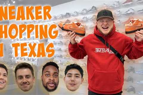 WE BOUGHT THE ORANGE LOBSTER DUNKS!!! - SNEAKER SHOPPING WITH COMMON HYPE - BO WILLIAMS &amp;..