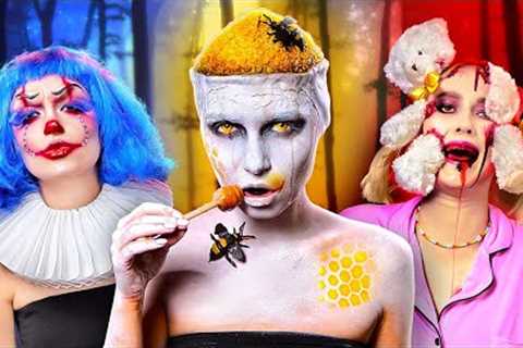 SPOOKY HALLOWEEN LIVE🎃 MAKEUP IDEAS &amp; EASY DECOR DIYS