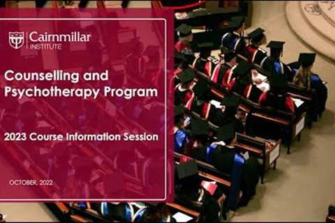 Counselling and Psychotherapy Course Information Session at Cairnmillar