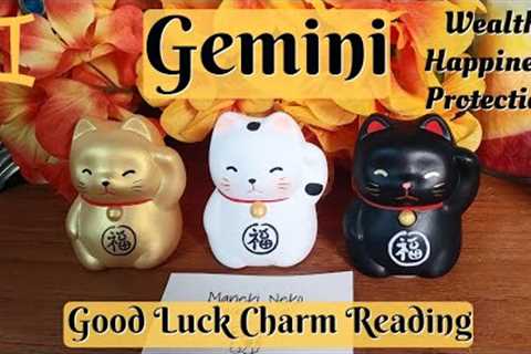 ♊GEMINI🎃GOOD LUCK CHARM TAROT &amp; ORACLE READING🎃OCT-NOV/NEXT 30 DAYS *MONEY *CAREER *SPIRIT..