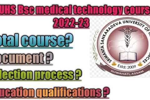 SSUHS Bsc medical technology course 2022-23