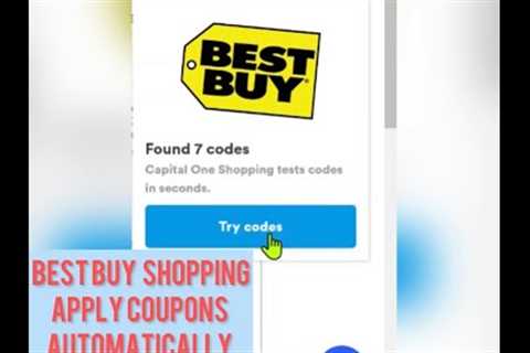 Apply discount coupons automatically for Best Buy while shopping online