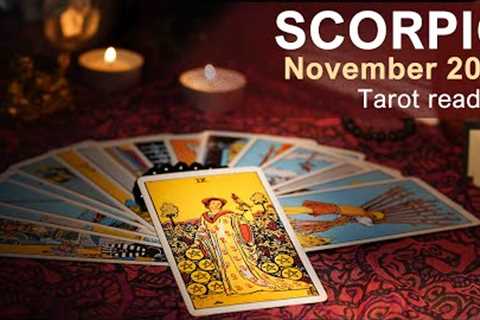 SCORPIO NOVEMBER 2022 TAROT READING AN OPPORTUNITY WILL BE PRESENTED IN THE NEXT FEW WEEKS SCORPIO