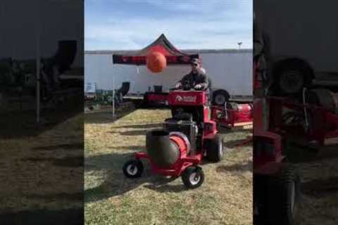 MAGIC TRICK! A serious leaf blowing machine.. #shorts