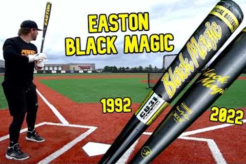 Hitting with the EASTON BLACK MAGIC (1992 vs. 2022 BBCOR) | Baseball Bat Review