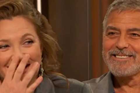 Drew Barrymore Reveals 'Drunk' Makeout Session with George Clooney's 'Best Friend'