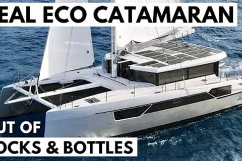 $1,235,000 WINDELO 54 YACHTING ECO CATAMARAN Electric Hydro Solar Hybrid Performance Yacht Tour