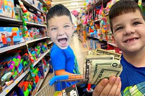 Caleb Goes TOY SHOPPING and LEARNs ABOUT SAVING MONEY with Mommy! Best TOYS EVER!