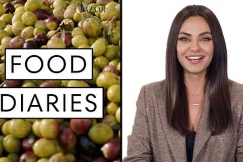 Everything Mila Kunis Eats In A Day | Food Diaries | Harper's BAZAAR