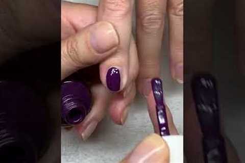 Manicure with Dazzle Dry Stolen Kiss #shorts