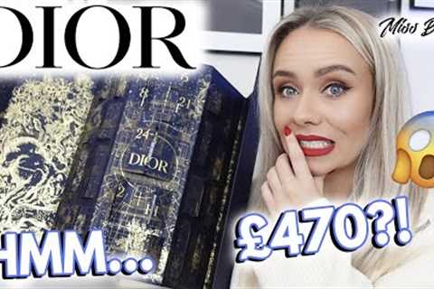 DIOR ADVENT CALENDAR UNBOXING 2022 | LUXURY ADVENT CALENDAR &amp; FREE GIFTS! | MISS BOUX