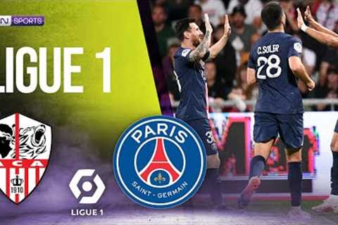 Ajaccio vs PSG | LIGUE 1 HIGHLIGHTS | 10/21/2022 | beIN SPORTS USA